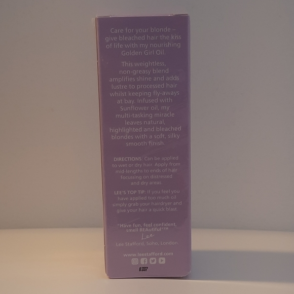 💥 3/$35 Lee Stafford Bleach Blondes Colour Love Golden Girl Oil - Picture 2 of 6